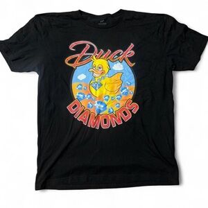 Duck Diamonds Black Graphic T-Shirt